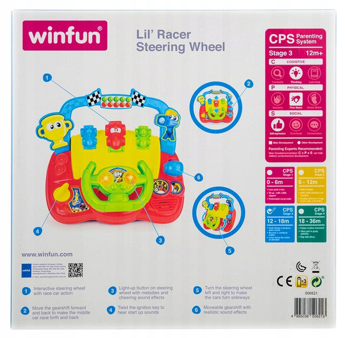 000621 Racing Steering Wheel Interactive Smily Play EAN (GTIN) 4895038506213