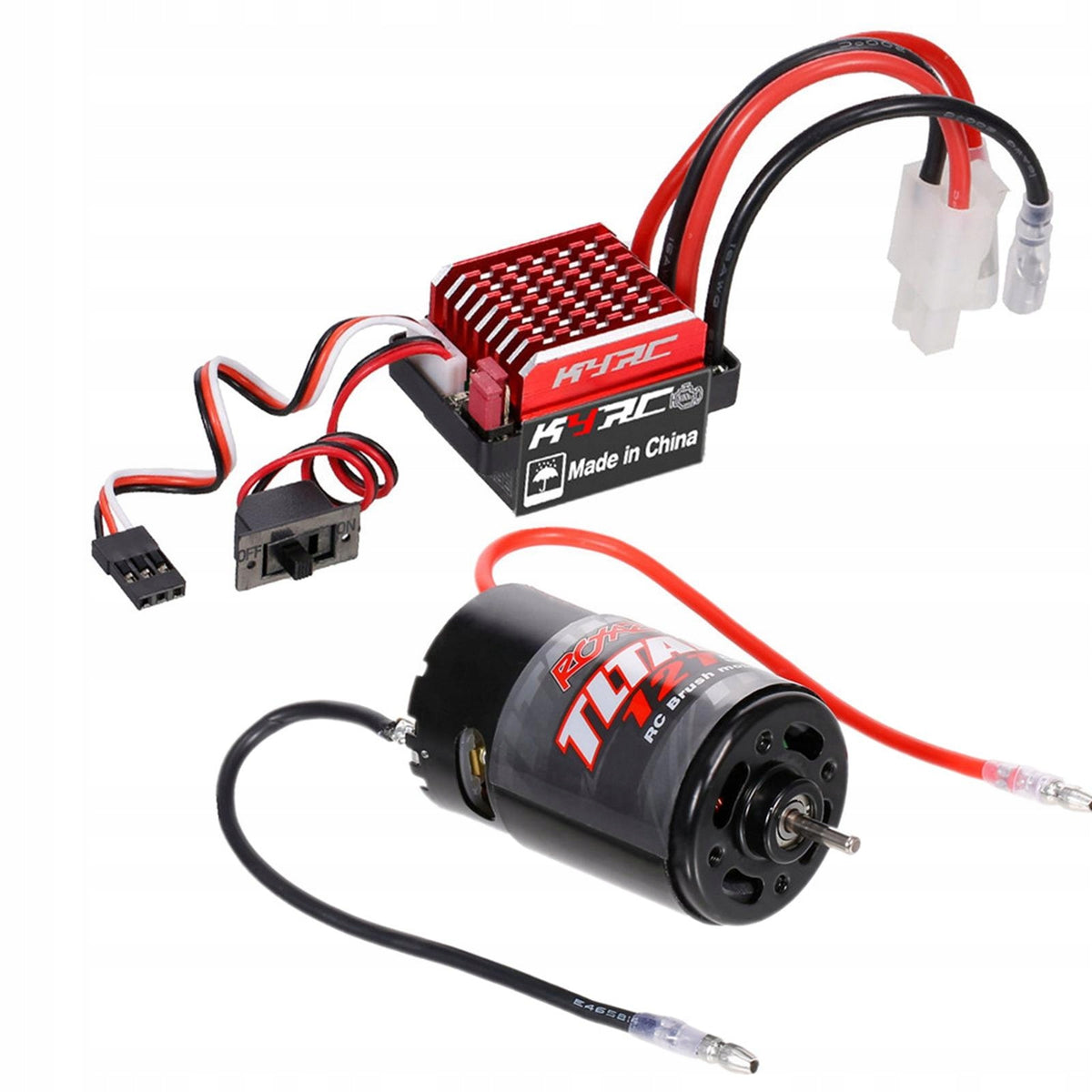1/10 550 Brushed Motor & 60A/320A ESC Spare Parts Brushed Motor ESC 12T Vehicle type truck