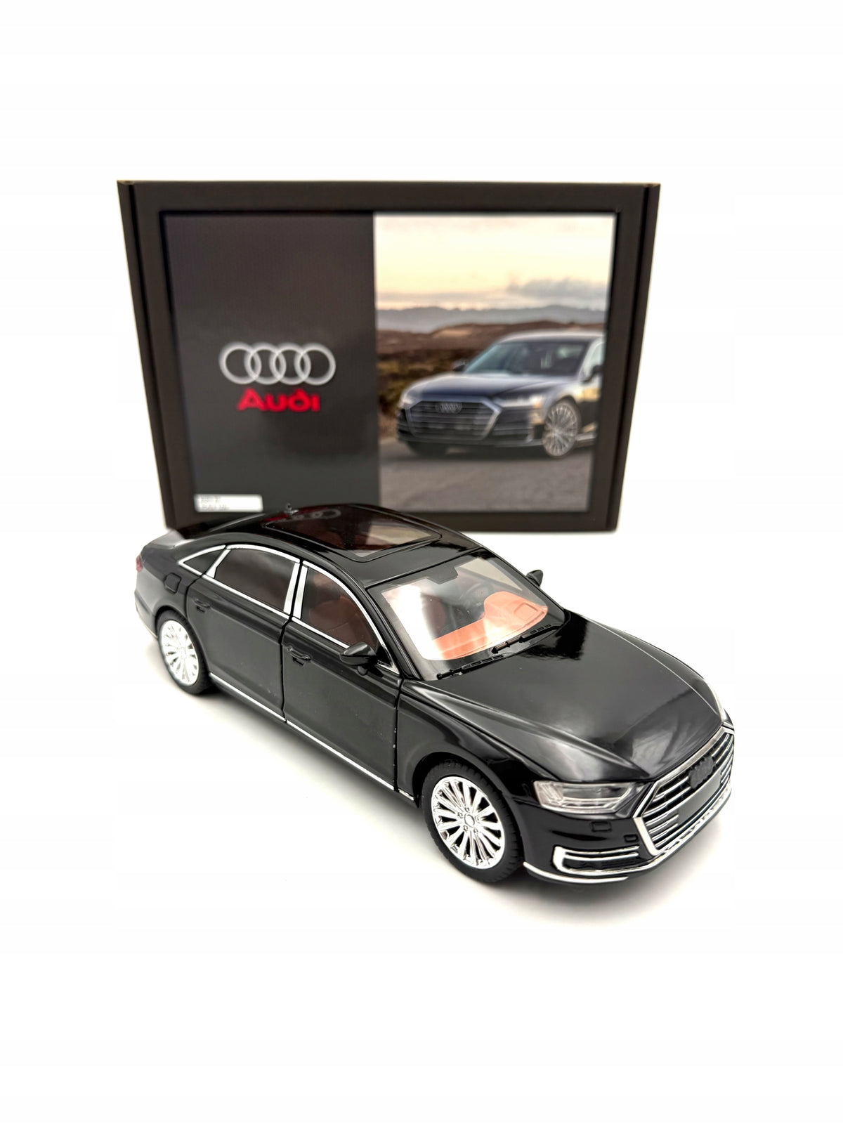 1:24 scale model of the AUDI A8 Manufacturer code AUDI