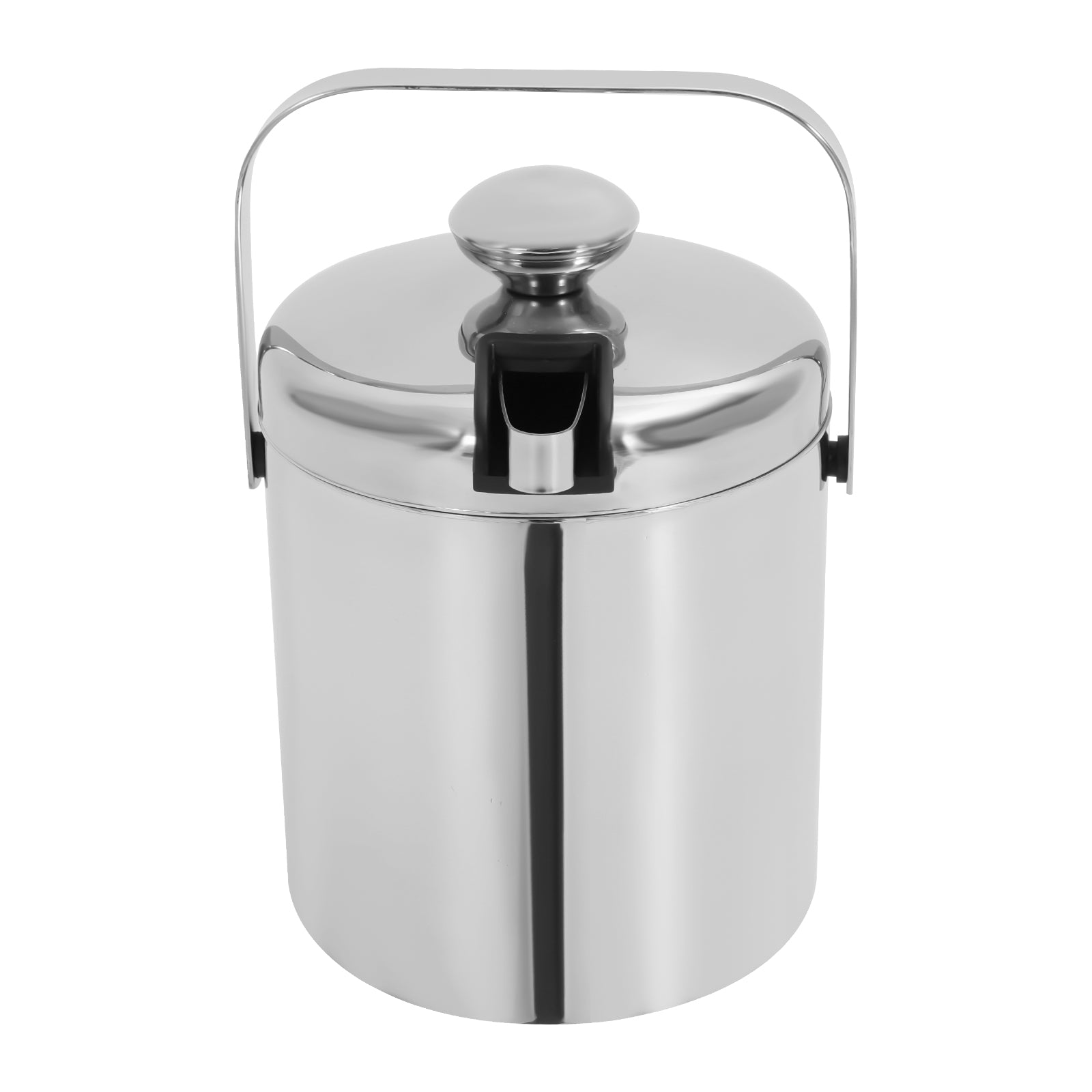 1.3L 304 DOUBLE-LAYER STAINLESS STEEL INSULATED ICE BUCKET SET