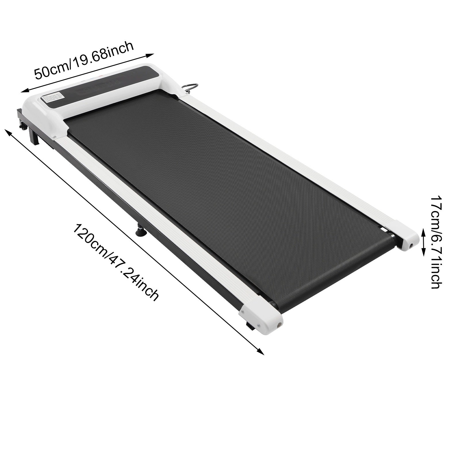 1-6km/h 2-in-1 Foldable Treadmill for Home Use, Quiet REMOTE CONTROL Manufacturer code 573612