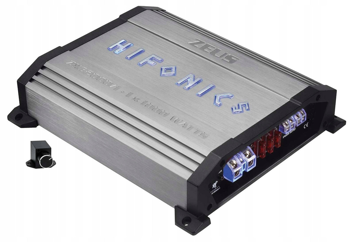 1-CHANNEL CAR AMPLIFIER 1000W RMS HIFONICS ZXE2000/1 Packaging status original