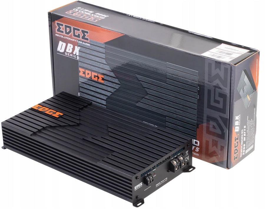 1-CHANNEL CAR AMPLIFIER 1800W RMS CLASS D REMOTE CONTROL EDGE EDBX1800.1D Packaging status original