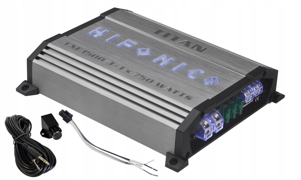 1-CHANNEL CAR AMPLIFIER 750 IN RMS HIFONICS TXE1500/1 MONOBLOCK Packaging status original