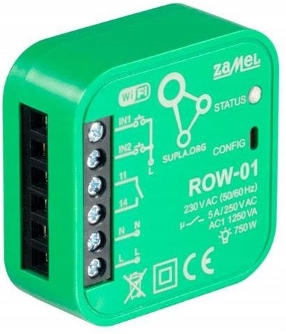 1-CHANNEL ROW-01 WI-FI RECEIVER Manufacturer code ROW-01