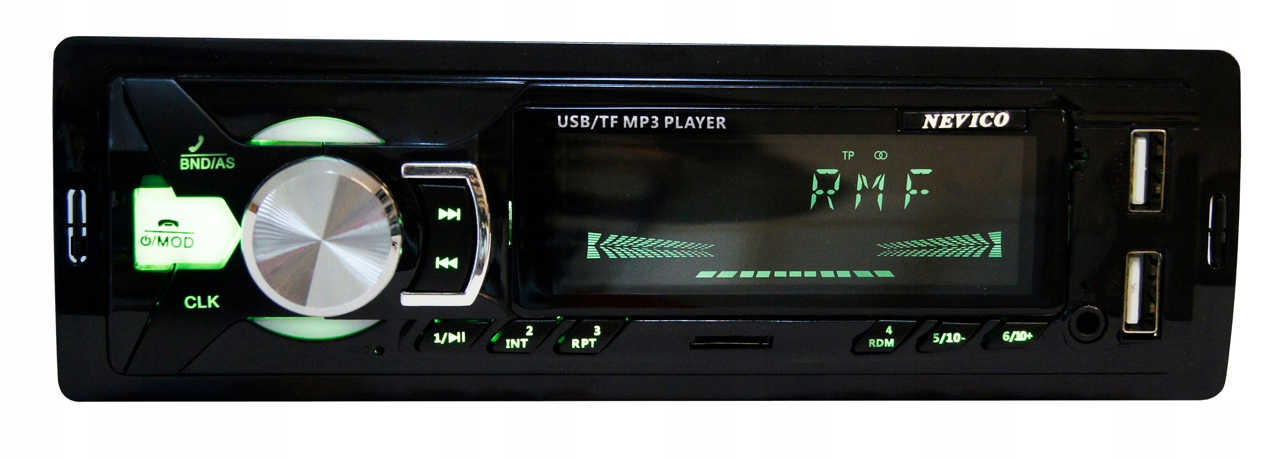 1 DIN Car Radio with ID3, Bluetooth, Dual USB, SD, FM, and Android App Control Packaging status original