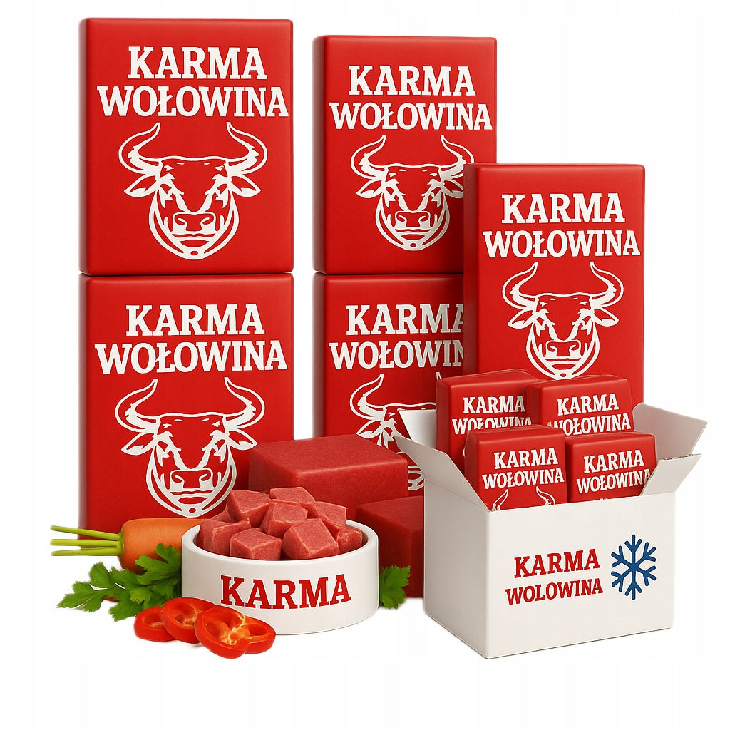 10 KG FROZEN MEAT FOR DOG BEEF BARF BEEF RAW FRESH WET FOOD Manufacturer code MIĘSO MROŻONE WOŁOWE DLA PSA WOŁOWINA SUROWE