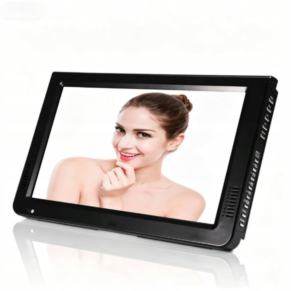 10" Portable Travel TV with Built-in 1200mAh Battery, 1024x600 Resolution