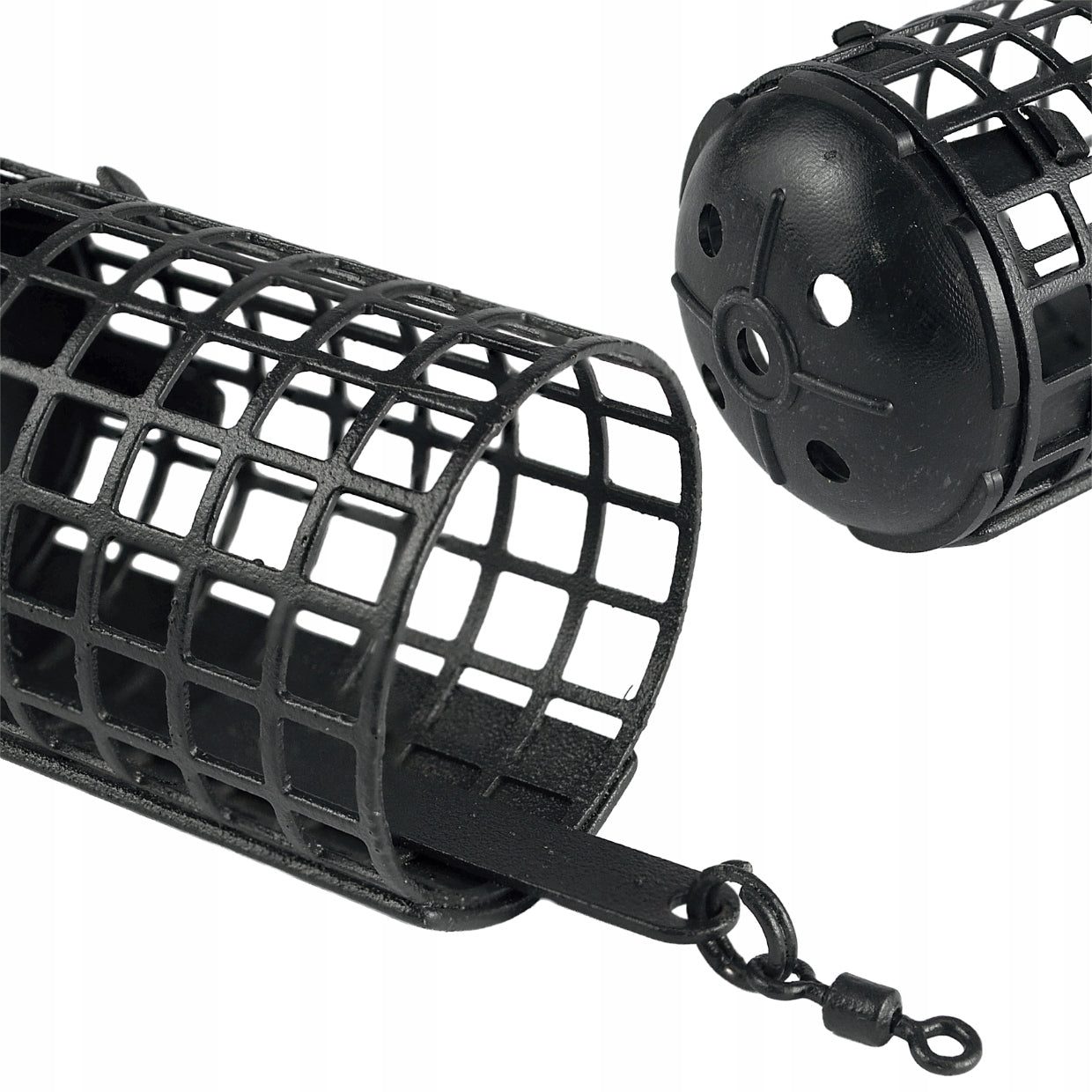 10 X BASKET BAIT BASKET ROUND 40G SWIVEL FOR FEEDER GROUND HOKKAIDO Brand Hokkaido