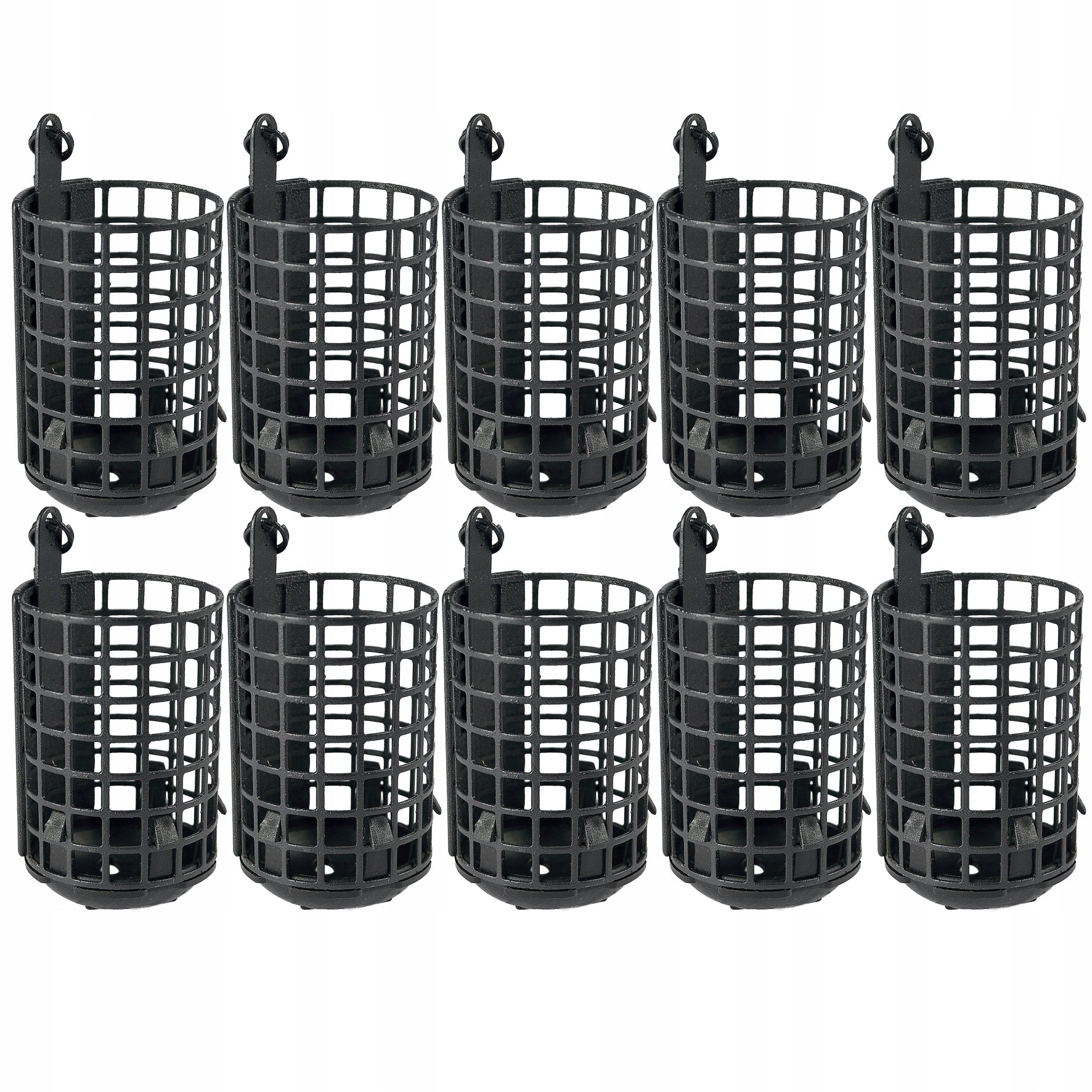 10 X BASKET BAIT BASKET ROUND 40G SWIVEL FOR FEEDER GROUND HOKKAIDO Packaging status original
