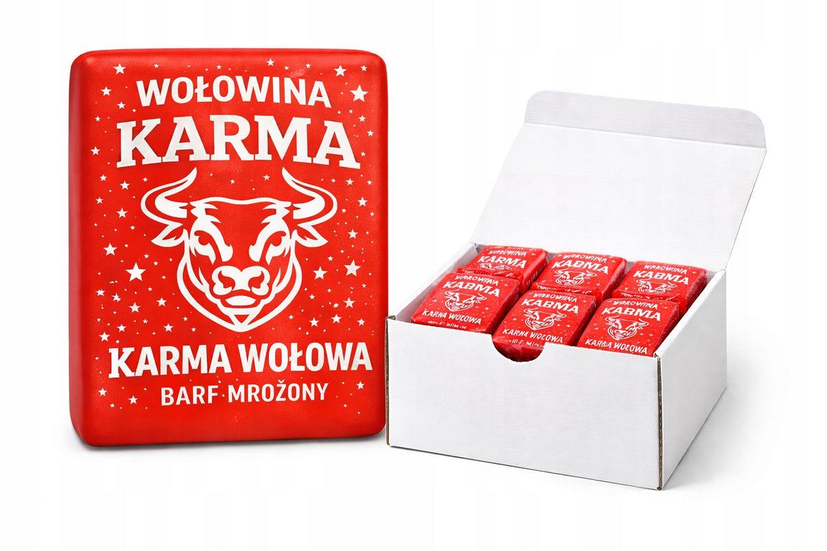 10 kg FROZEN MEAT FOR BEEF DOG Z/K 10 KG BARF Manufacturer code MIĘSO MROŻONE DLA PSA WOŁOWE 10 KG BARF KARMA