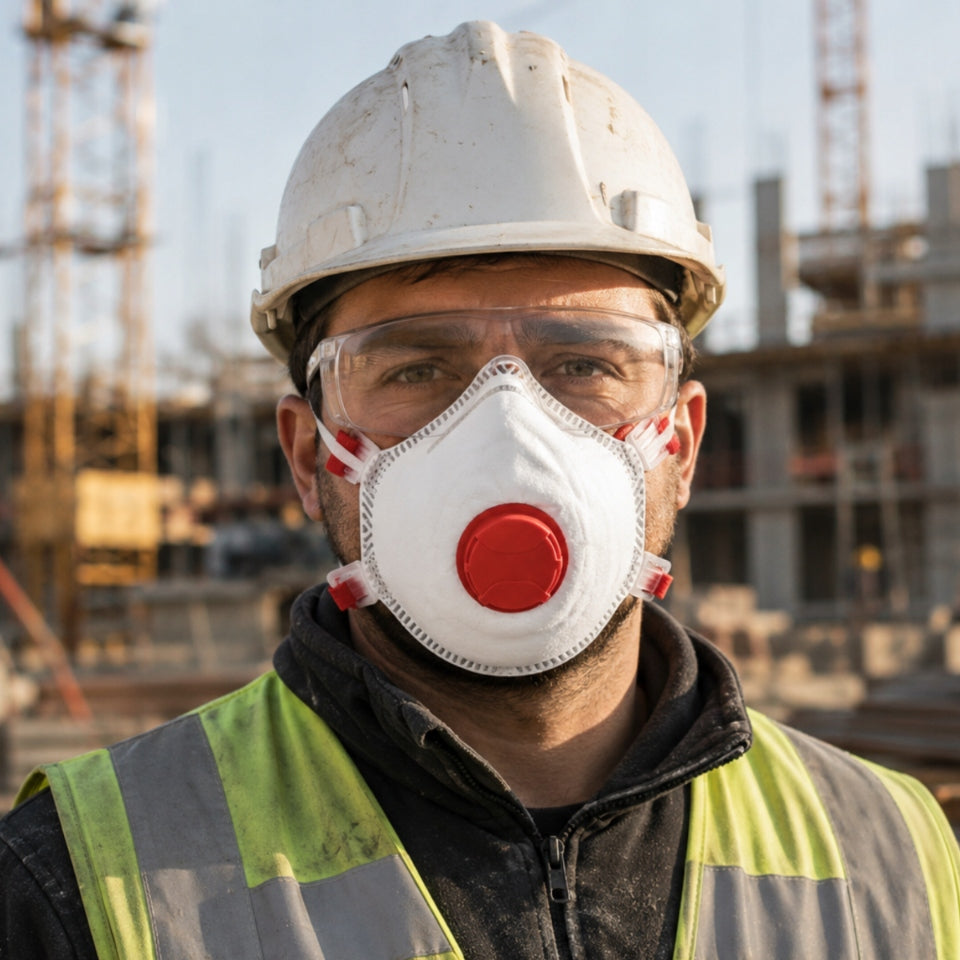 10 x FFP3 DUST MASK with valve, with gasket, strong Brand no brand