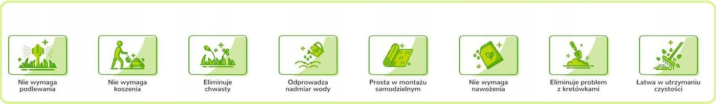100 CARPET WHEEL ARTIFICIAL GRASS 22 mm TERRACE GARDEN Manufacturer code trawa koło