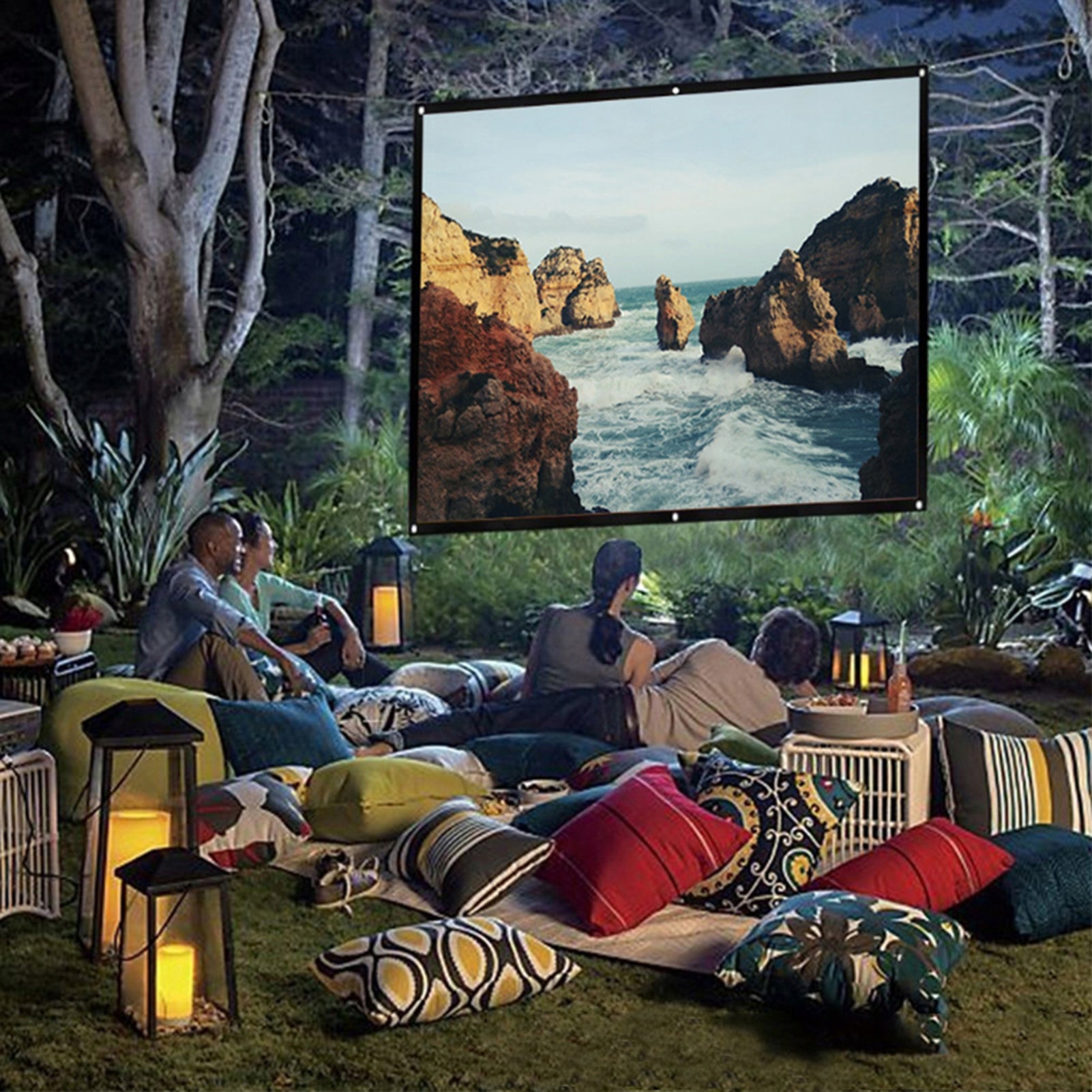 100 INCH PORTABLE 16:9 220X124CM PROJECTION SCREEN FOR PROJECTOR Manufacturer code 2610200058314