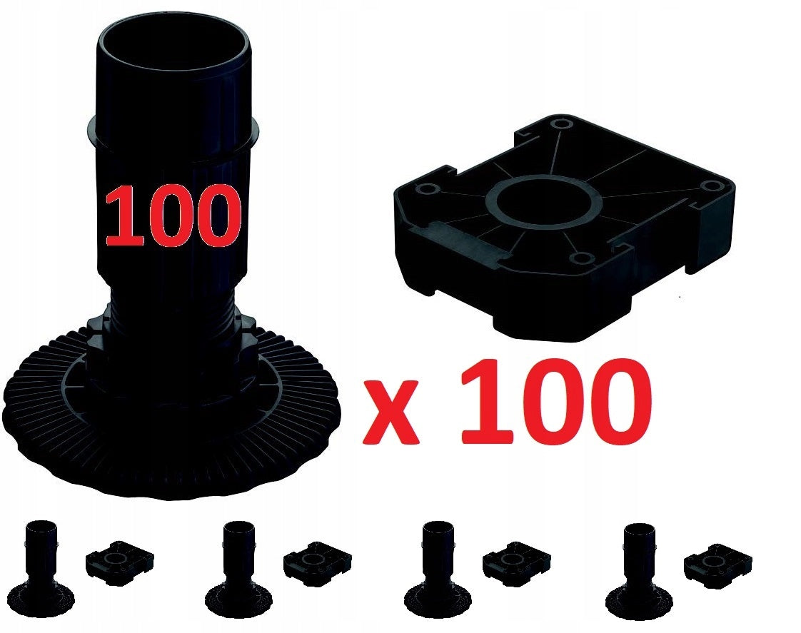 100 x Foot foot Axilo from Hafele +head H 100 Manufacturer code 637.76.353 + 637.76.33311