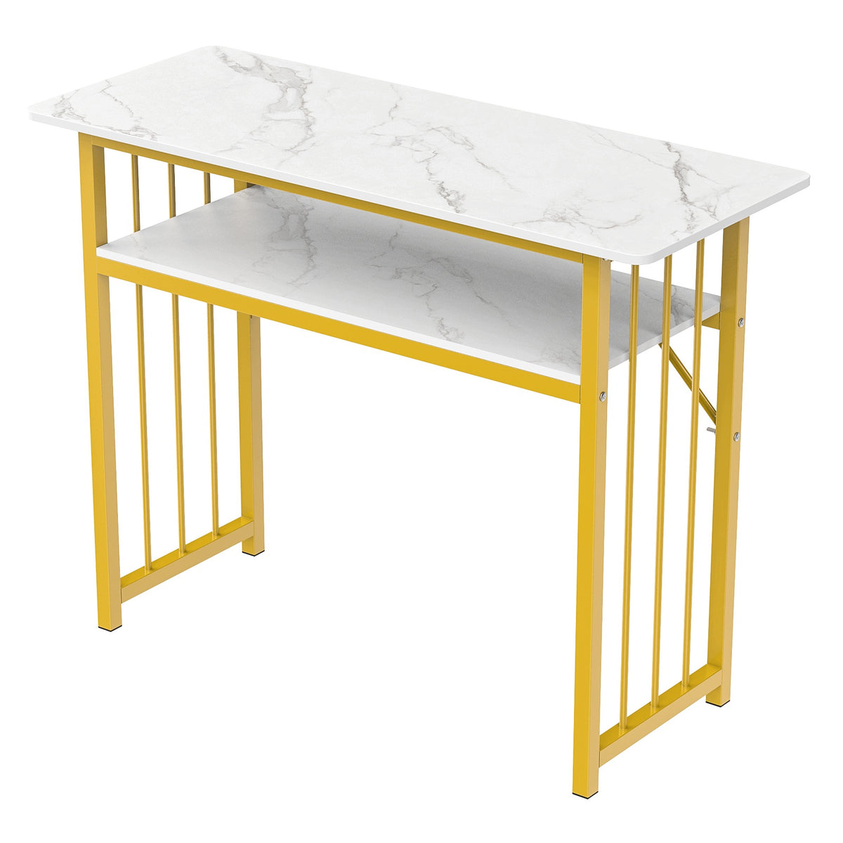 100x40cm Nail Art Desk with Storage Shelf Manicure Table Nail Beauty Table Packaging status original