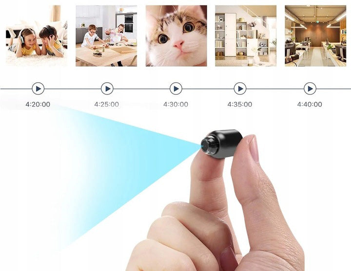 1080P MINI WIRELESS SPY CAMERA WIDE ANGLE DETECTION HIDDEN Packaging status original