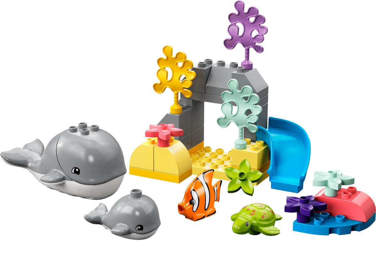 10972 Set of blocks LEGO DUPLO Wild animals of the oceans Product number 10972