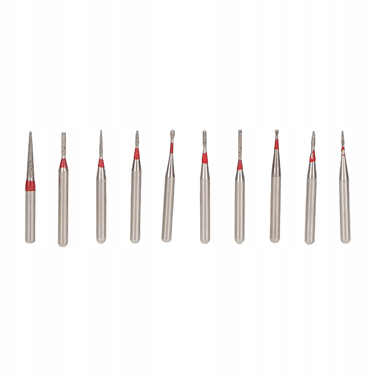 10PCS/SET DENTAL DIAMOND DRILL BITS
