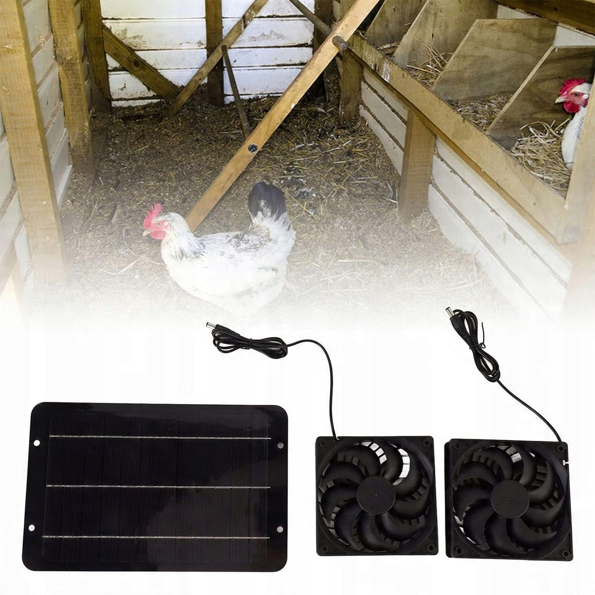 10W 12V GREENHOUSE POULTRY SOLAR PANEL FAN FOR GREENHOUSE Brand no brand