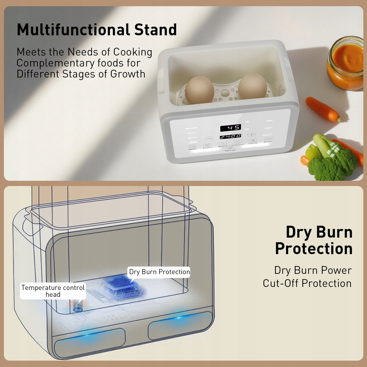 10in1 BOTTLE WARMER and LCD DOUBLE 2 BOTTLES STERILIZER WITH LAMP Manufacturer code 6975694541631
