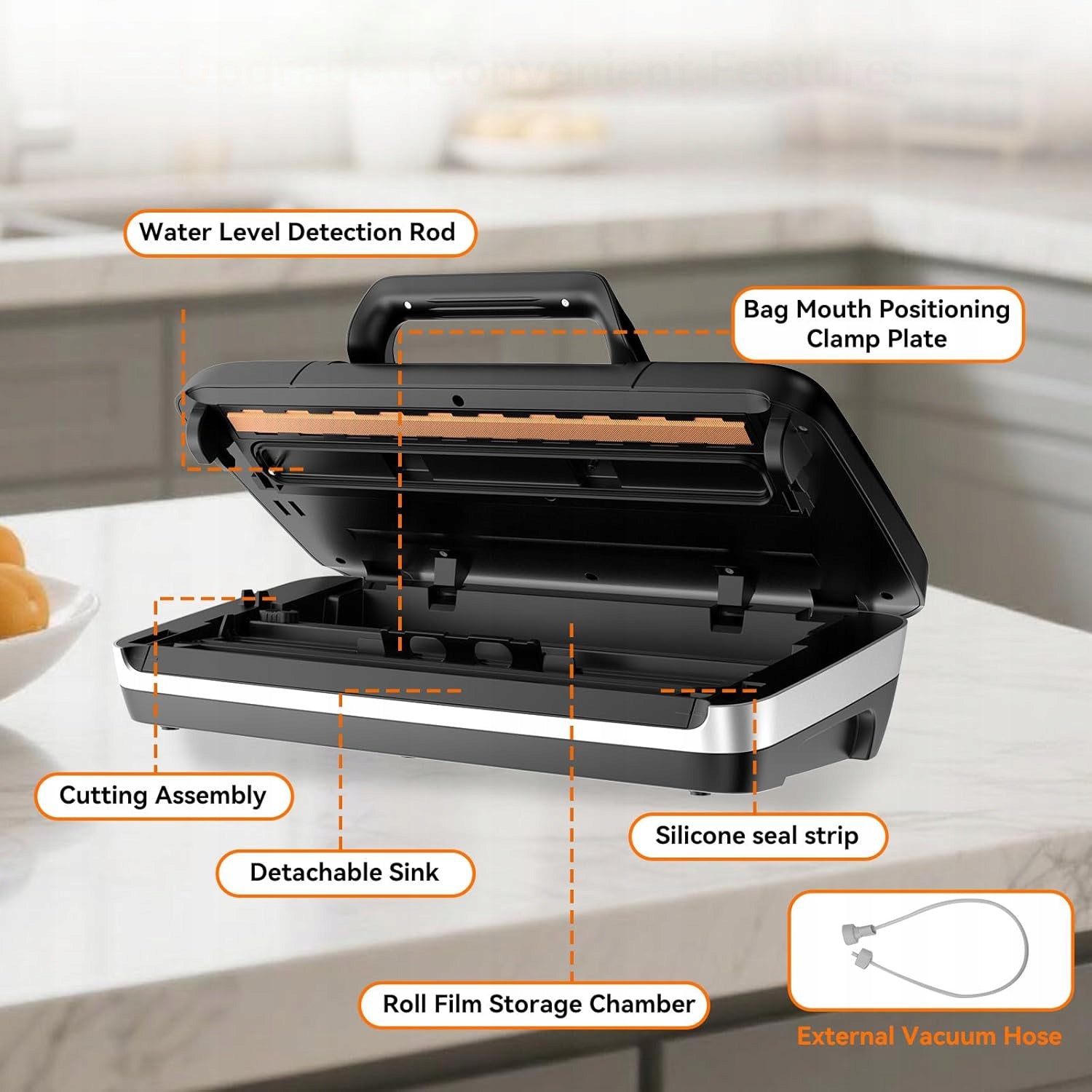 10in1 VACUUM WELDING MACHINE FOOD FOIL PACKAGING MACHINE 85Kpa - 175W Model VS003 10w1 ZGRZEWARKA PRÓŻNIOWA