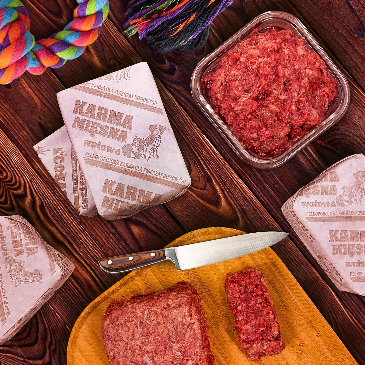 10kg Frozen meat for dog BEEF Clasic DYZIO 100% barf beef feed Packaging status original