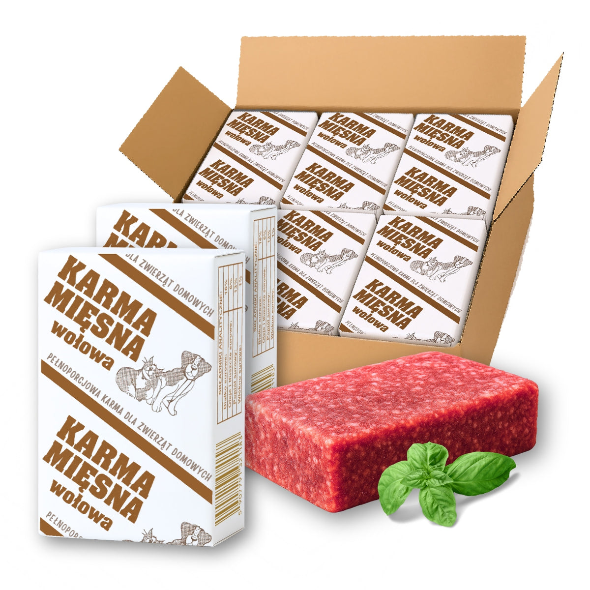 10kg Frozen meat for dog BEEF Clasic DYZIO 100% barf beef feed