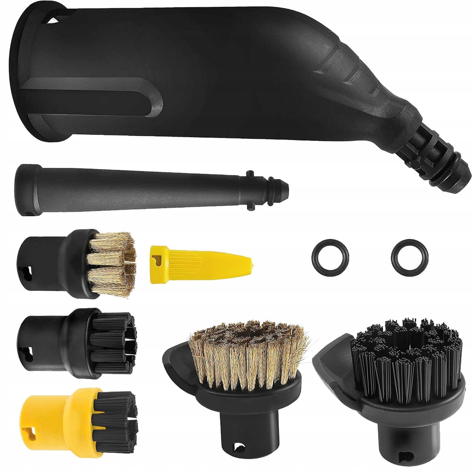 10pcs SET OF ACCESSORIES FOR STEAMER KARCHER SC 1 2 3 4 5 brushes new