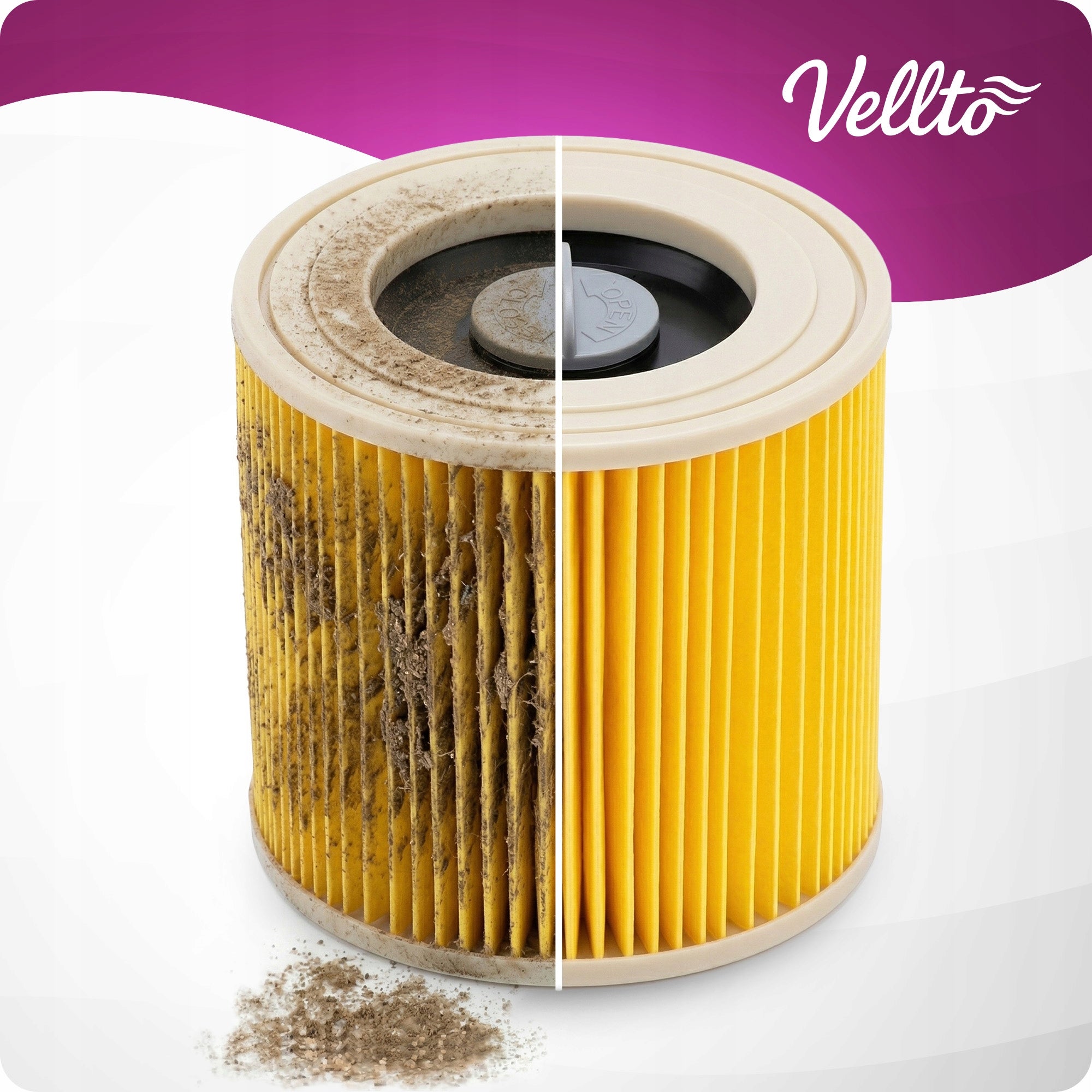 10x BAG for VACUUM CLEANER Kärcher WD3 SE3001 WD2 PLUS + Air Filter E3-V Packaging status original
