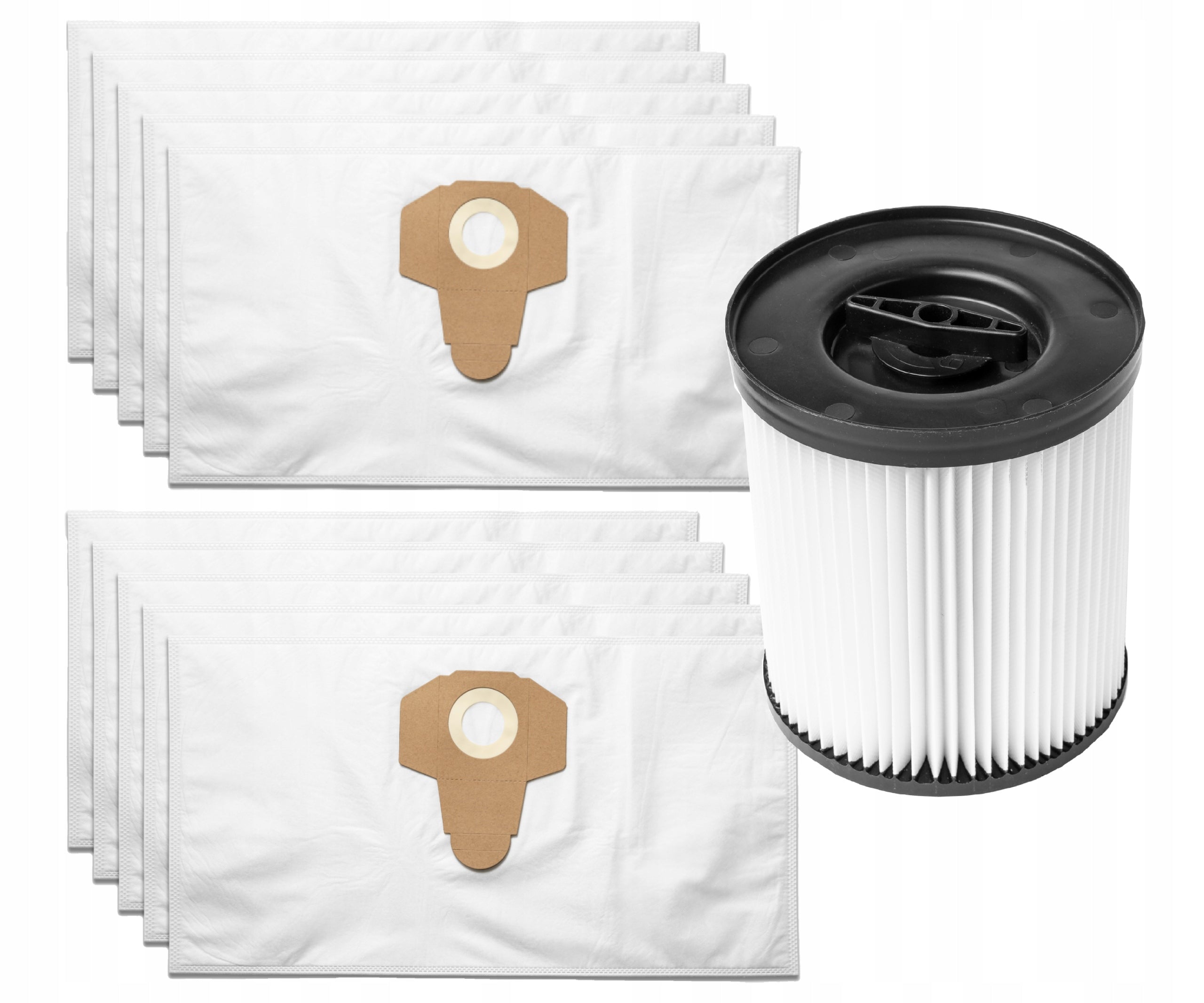 10x BAGS FILTER FOR VACUUM CLEANER PARKSIDE PWD 25 PWD 30 PNTS 1400 H4