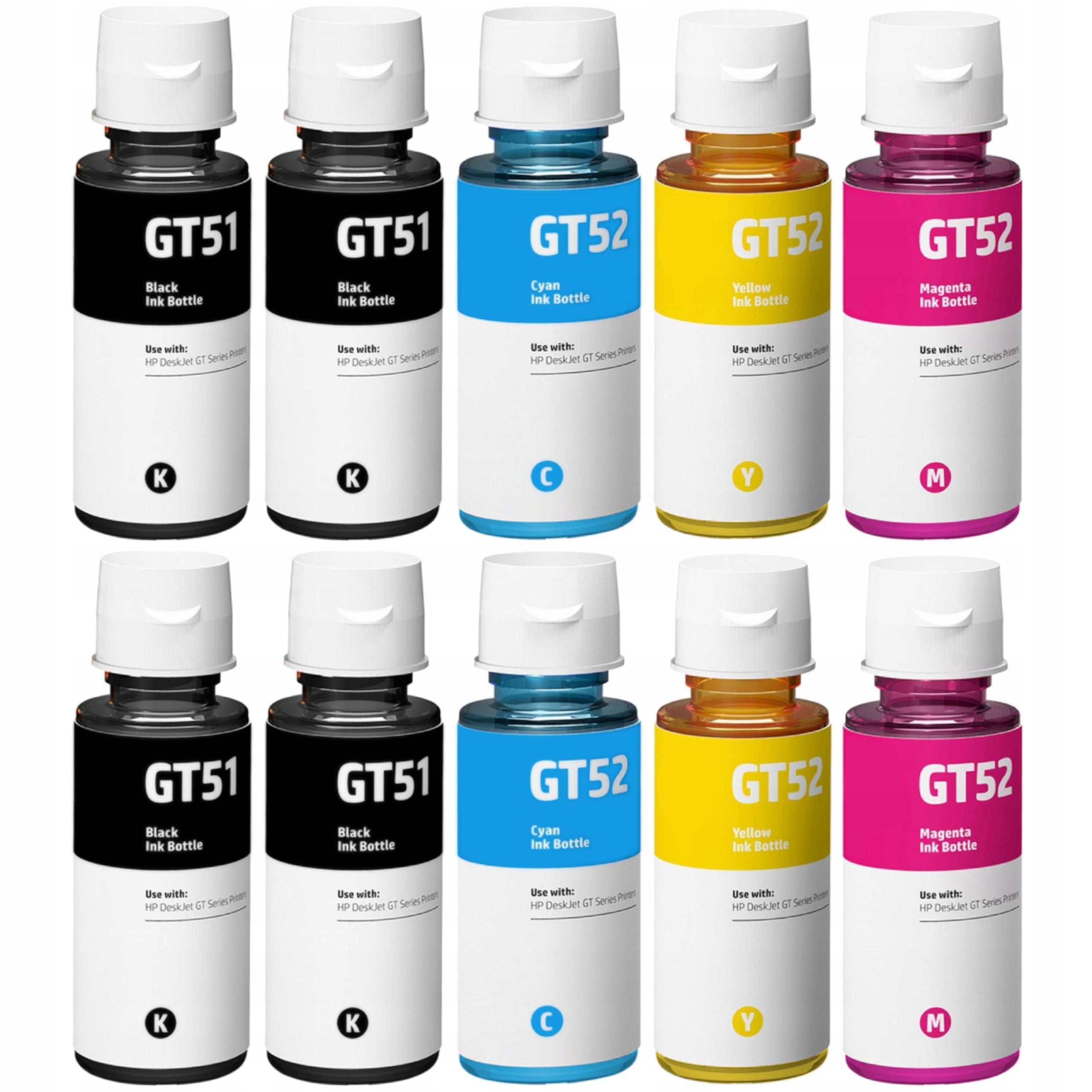 10x INK GT51 GT52 FOR HP INK TANK 315 410 415 SMART TANK 510 515 PRINTER