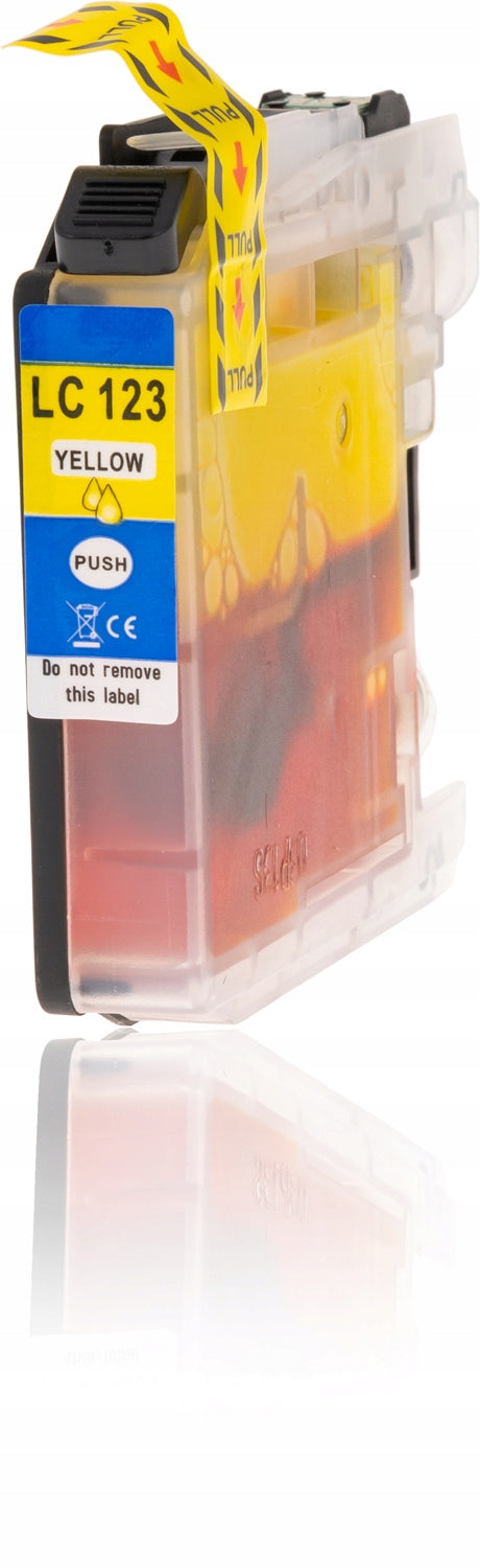 10x Ink for Brother LC123 DCP-J132W DCP-J152W CHIP Manufacturer code BR-LC123-XLB4-CMYXL-2