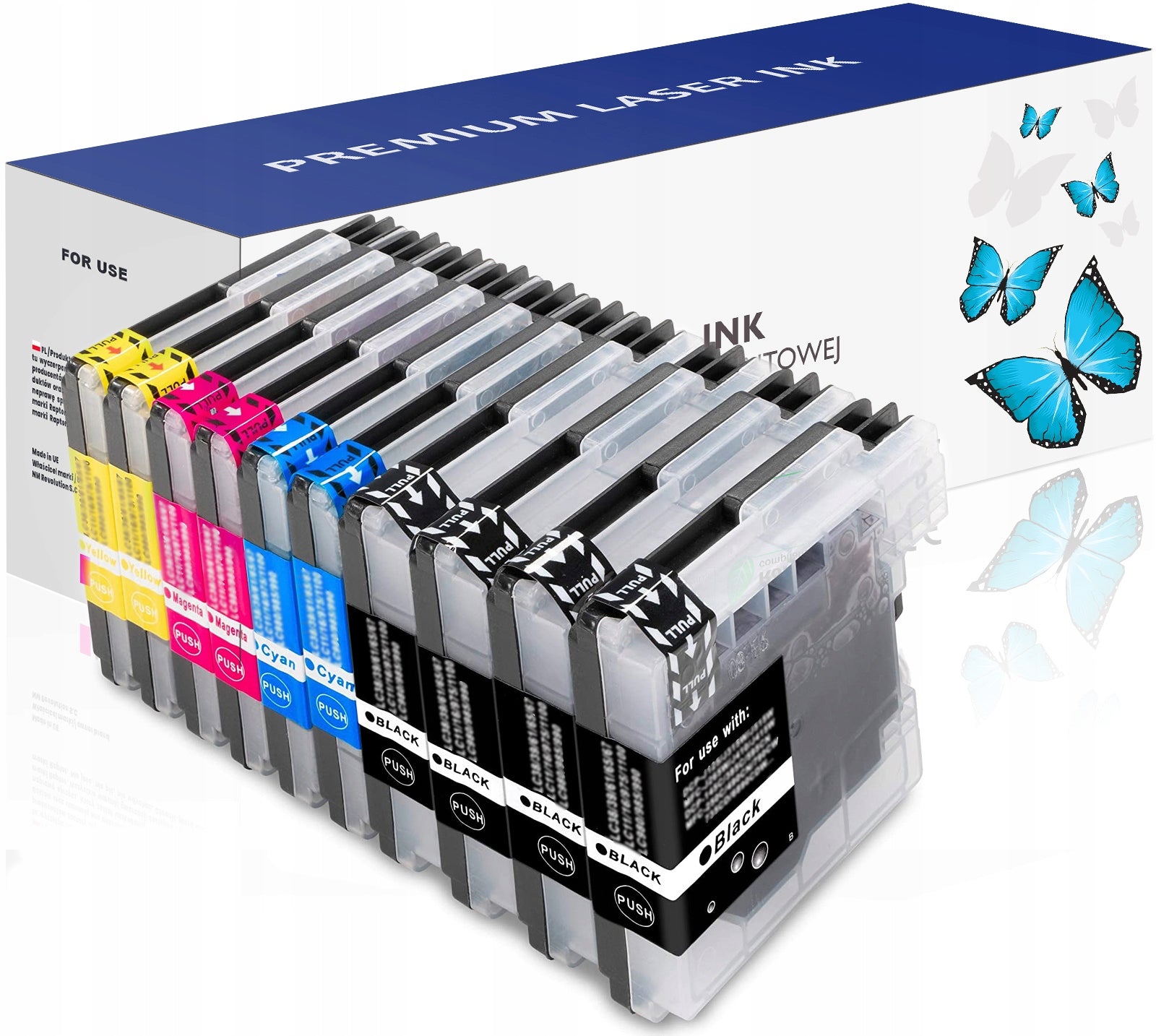 10x Ink for DCP145C DCP165C DCP185C DCP195C DCP365CN DCP375CW DCP385C LC980
