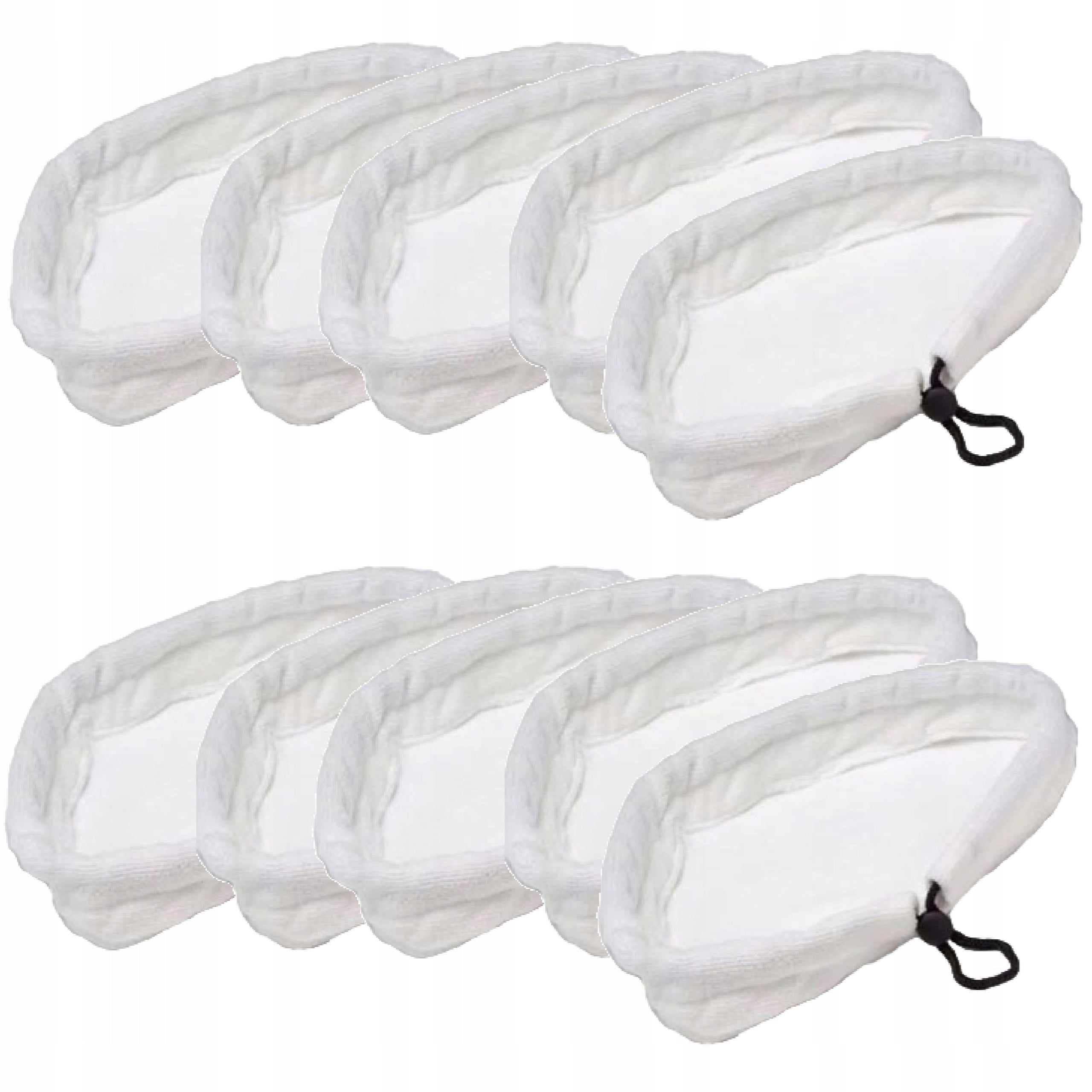 10x MICROFIBER PADS FOR Hoffen Ariette Eldom Camry Adler STEAM MOP