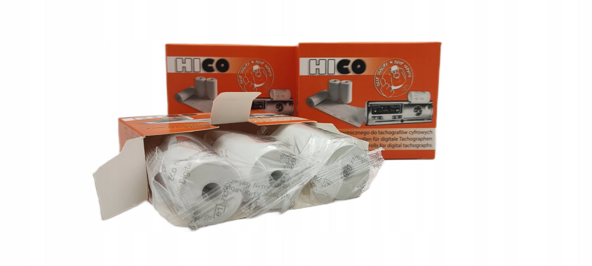 10x3 ROLLS THERMAL PAPER FOR DIGITAL TACHOGRAPH HICO ROLL TACHO EAN (GTIN) 5905280382912