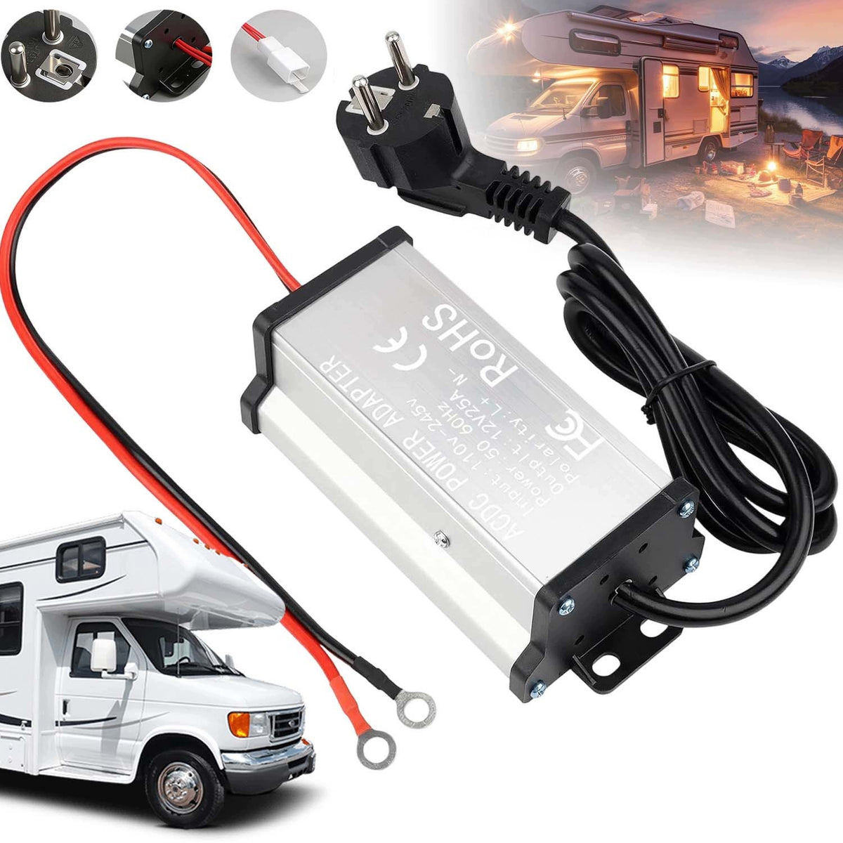 11-13V 16 A 200W VOLTAGE CONVERTER FOR 5KW AND 8KW DIESEL HEATERS