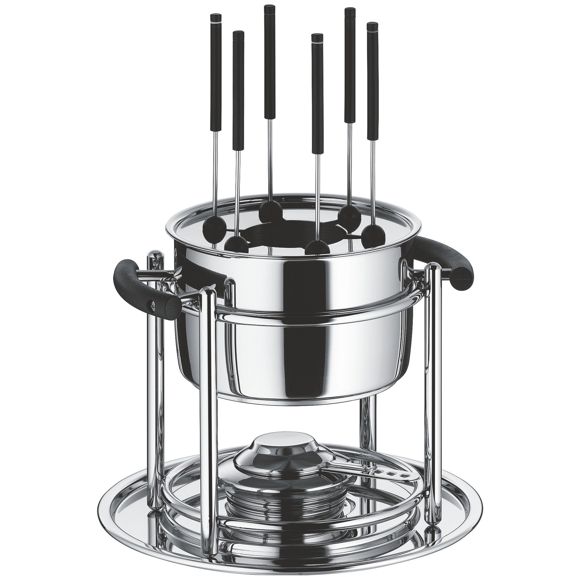 11-PIECE FONDUE SET FOR 6 PEOPLE STAINLESS STEEL FOR INDUCTION