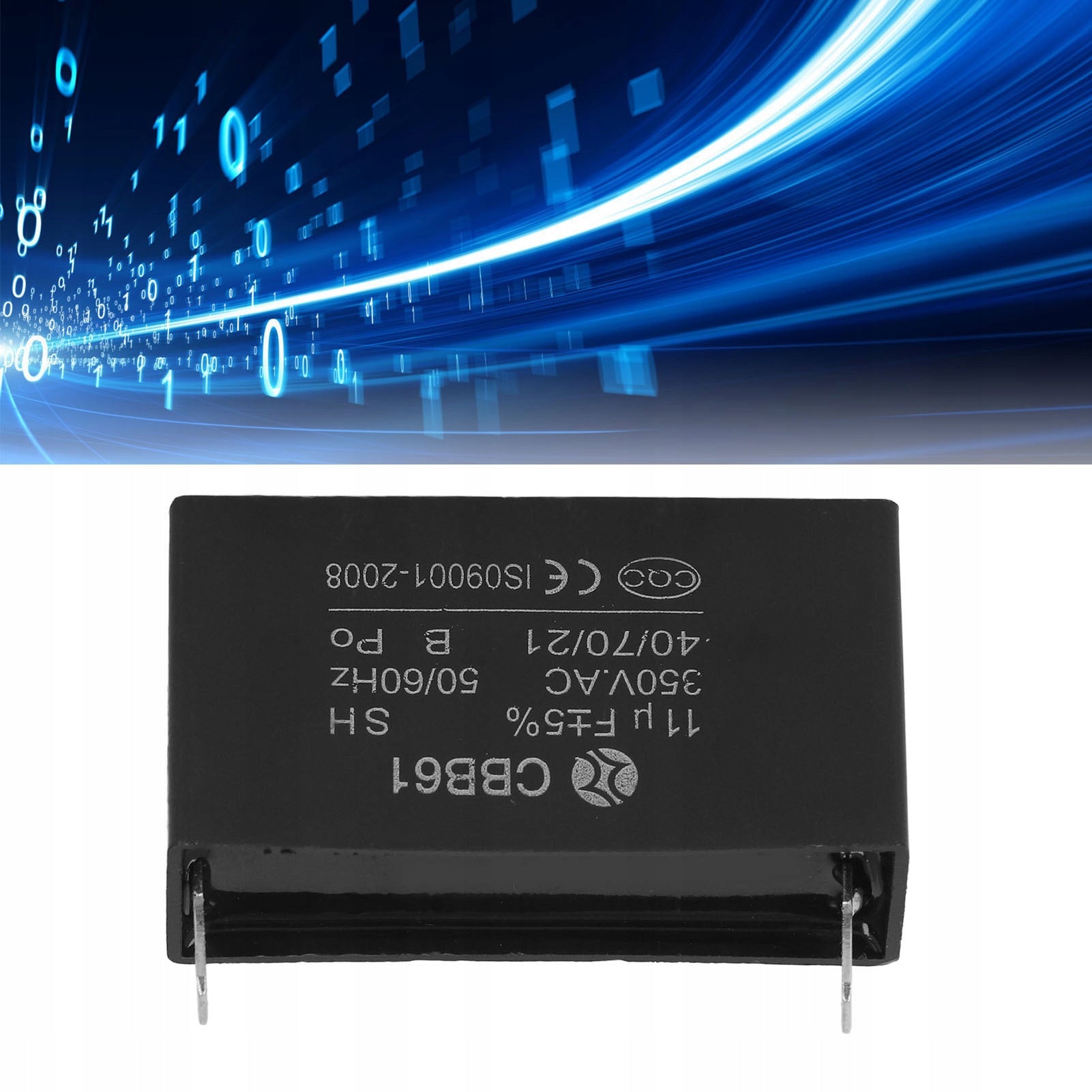 11UF STARTING CAPACITOR FOR MOTOR 350V CBB61 Brand Alcad