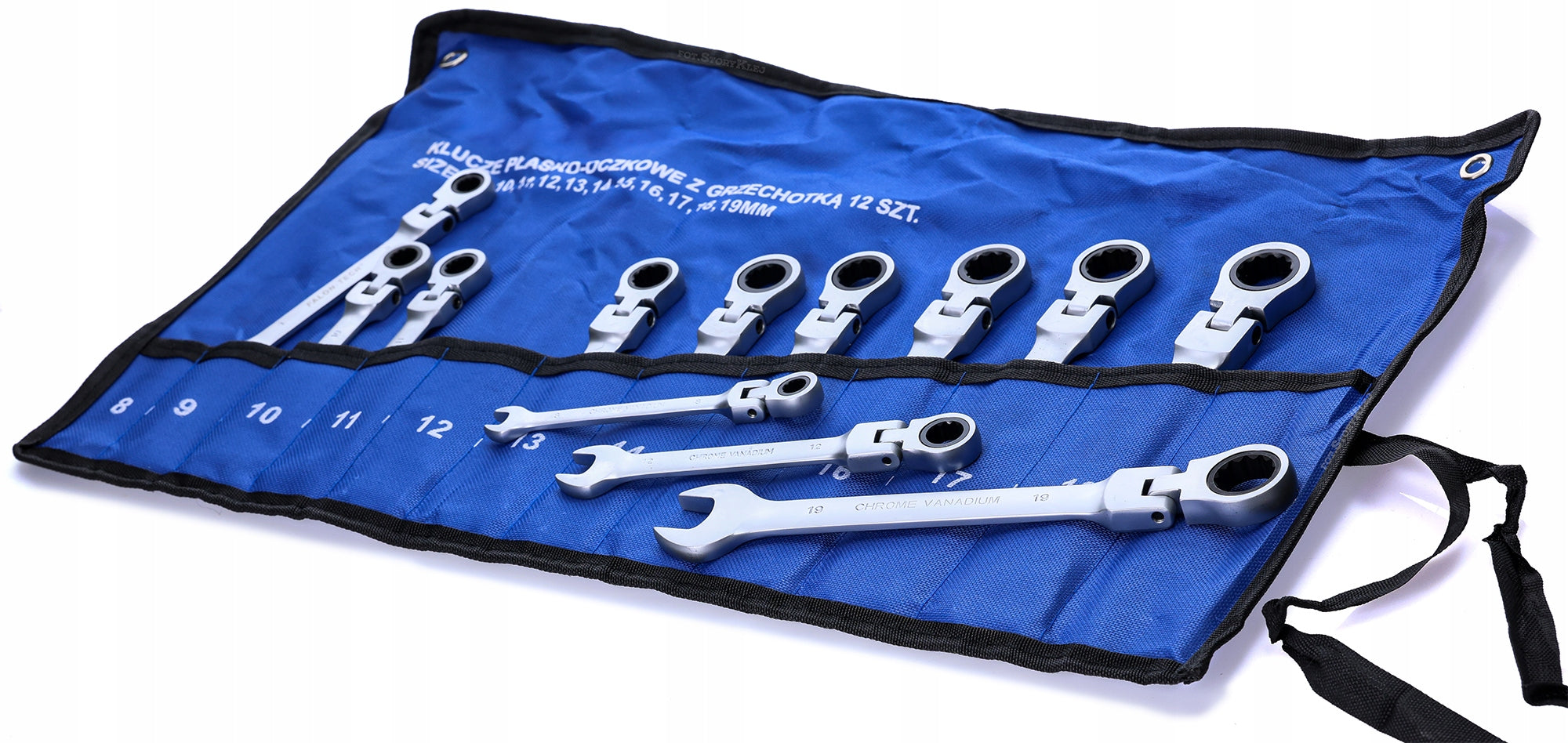 12 17 19 RATCHETING FLAT EYE WRENCHES BROKEN FLAT EYE WRENCHES Brand Silver