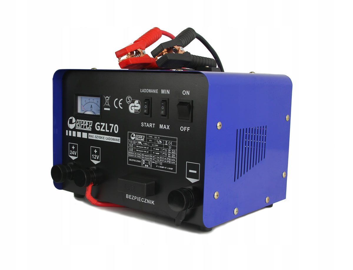 12 / 24 V BATTERY CHARGING RECTIFIER + START WITH GZL-70 plot Manufacturer's catalog number M82508R