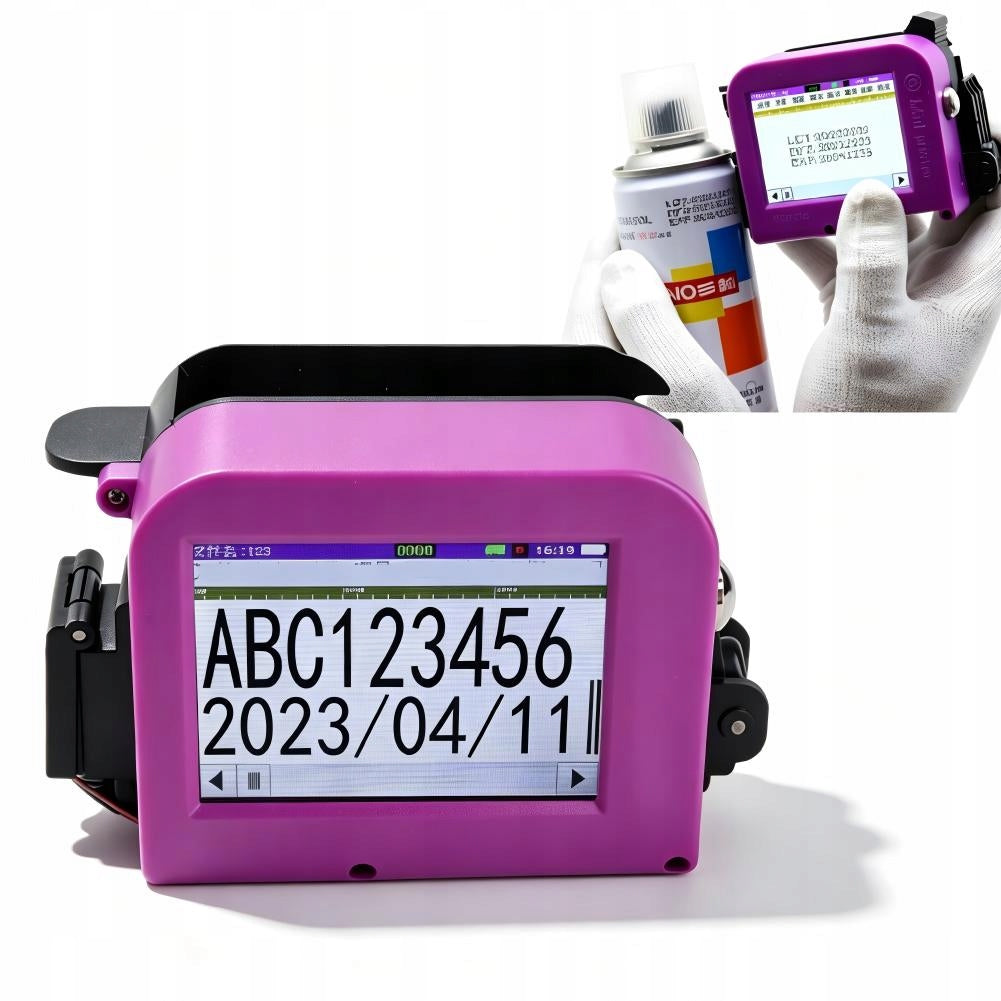 12,7MM LED INKJET LABEL PRINTER TO DATE EAN QR LOGO NUMBER Packaging status original