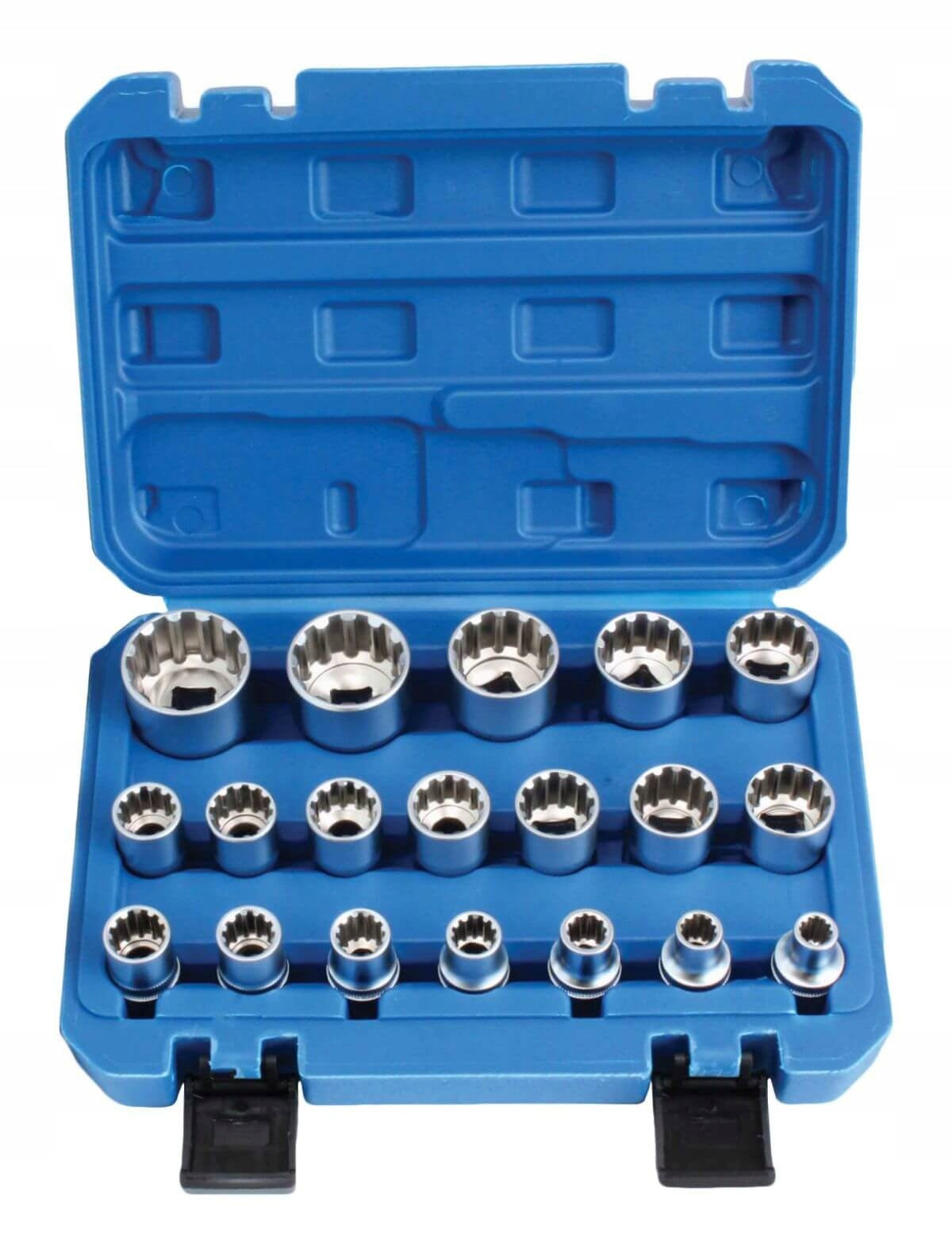 12-KT VARIO-PLUS 1/2” SOCKET SET 19 PCS SATRA