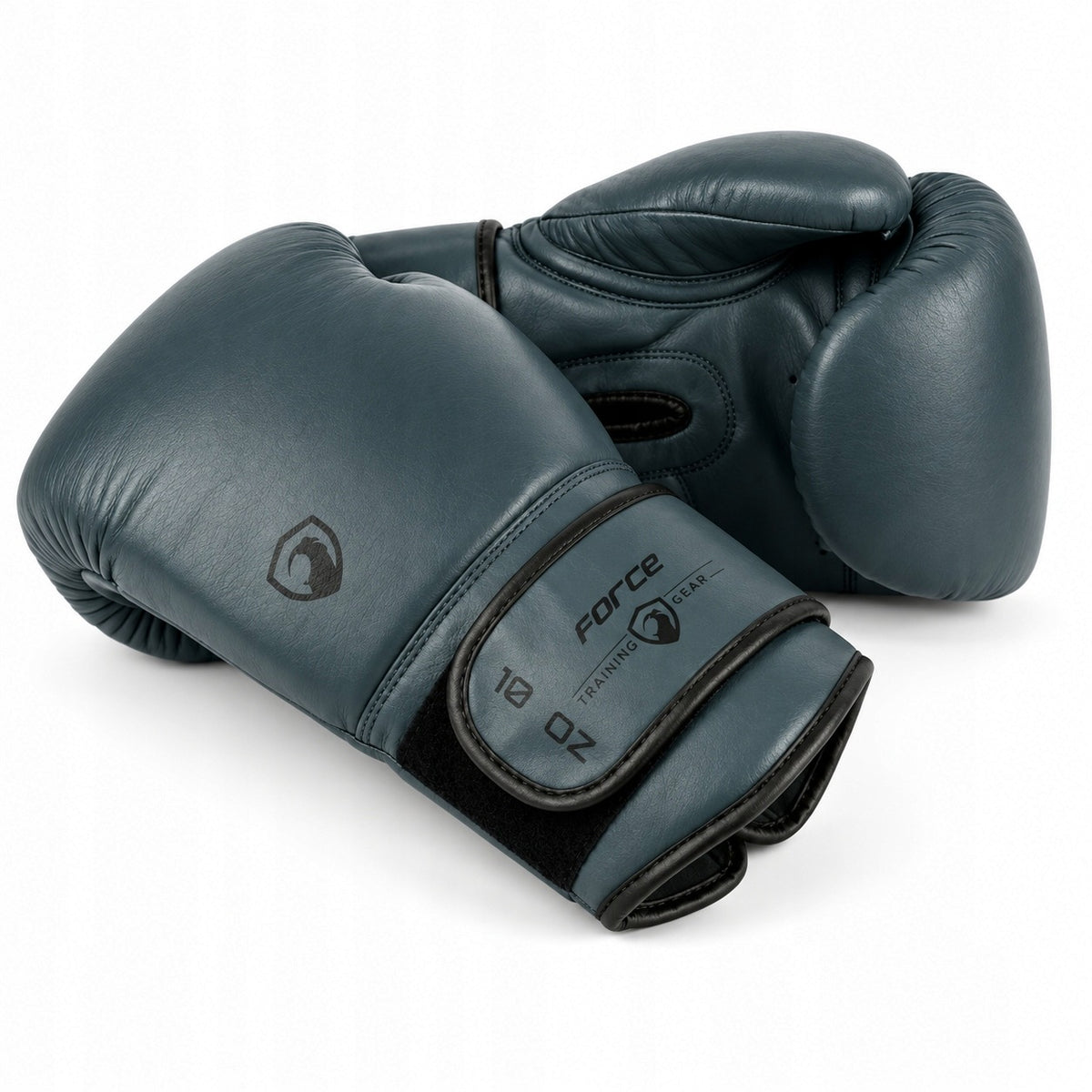 12 OZ GENUINE LEATHER MARINE BOXING GLOVES Brand FORCE STORAGE