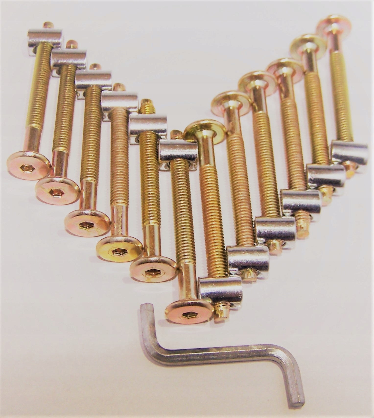 12 PIECES SCREW SCREWS WITH INSERTION INTO THE CRIB Brand no brand