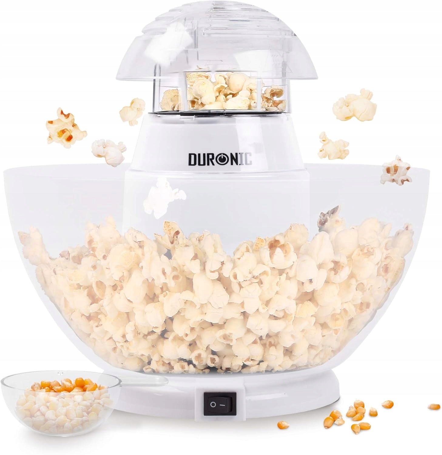 1200W FAT FREE POPCORN MACHINE WITH REMOVABLE BOWL 50G