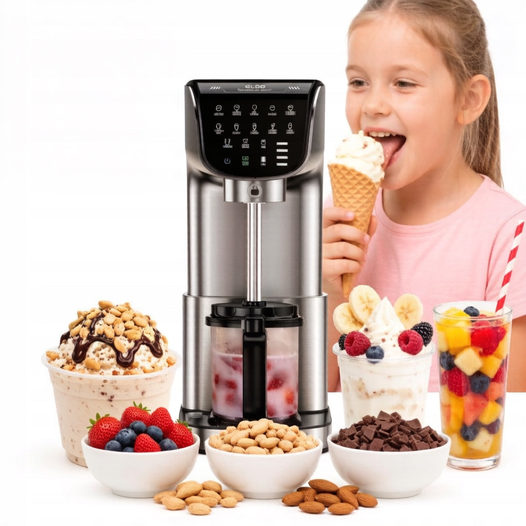 12IN1 ICE CREAM MACHINE IcyTreat IC-1010 AUTOMATIC FOR ICE CREAM AND SORBETOI 19oz