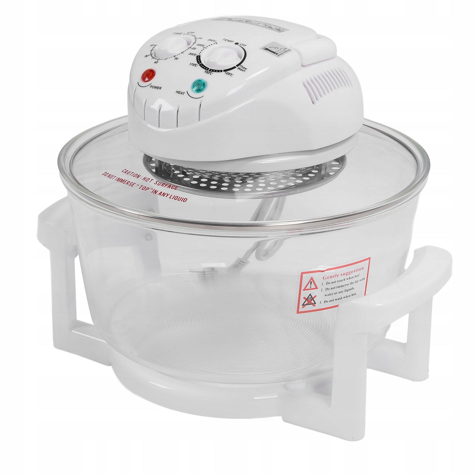 12L High Capacity 360 Degree Glass Fryer Visible QC Brand no brand