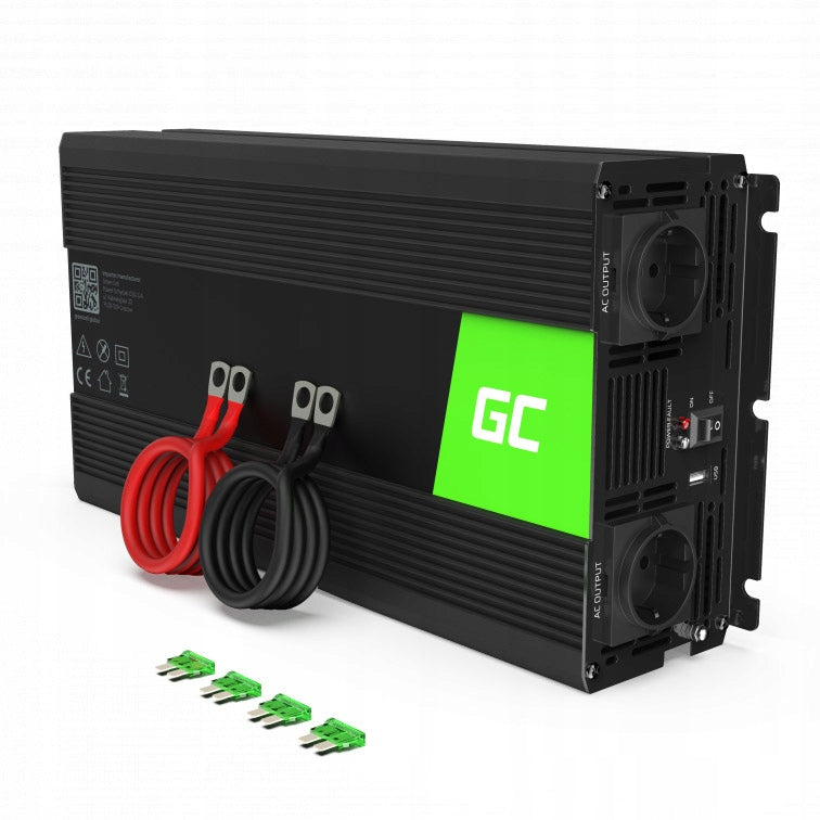 12V 230V 1500W 3000W CAR VOLTAGE CONVERTER INVERTER SINE USB