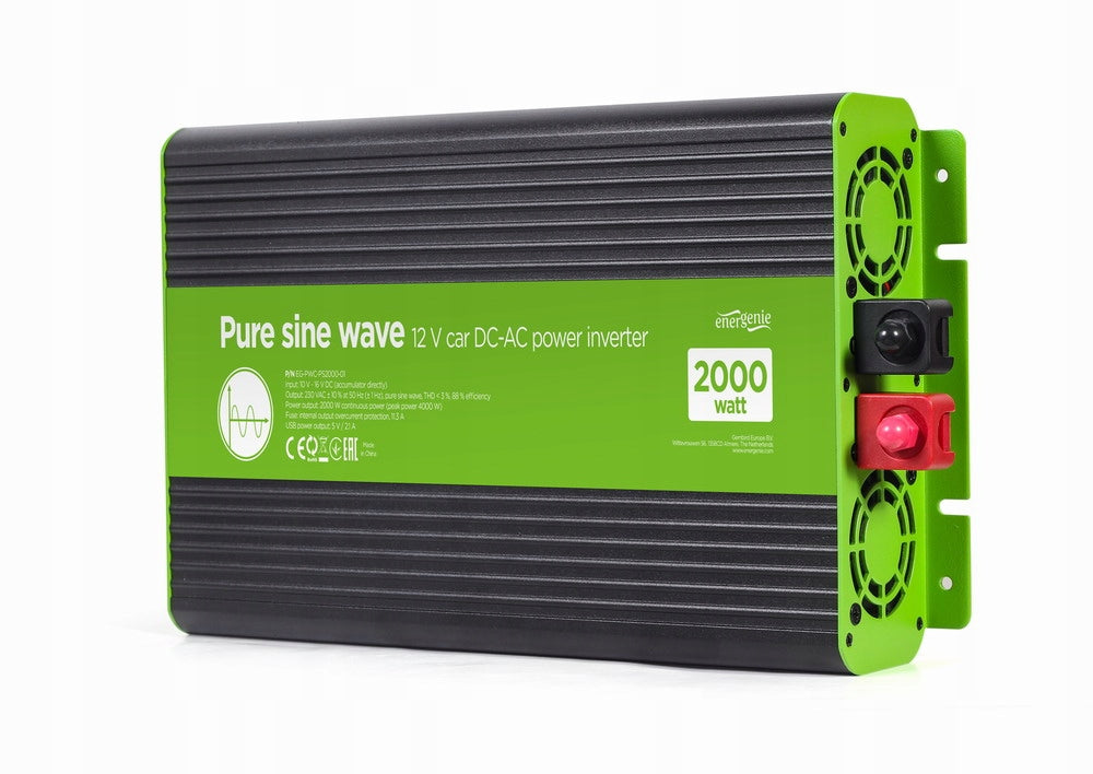 12V / 230V 2000W / 4000W pure sine car inverter Brand Gembird